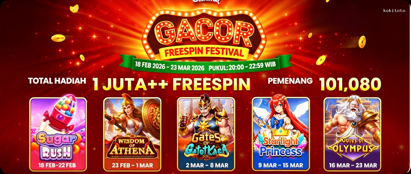 Login kokitoto Sekarang Bonus Melimpah